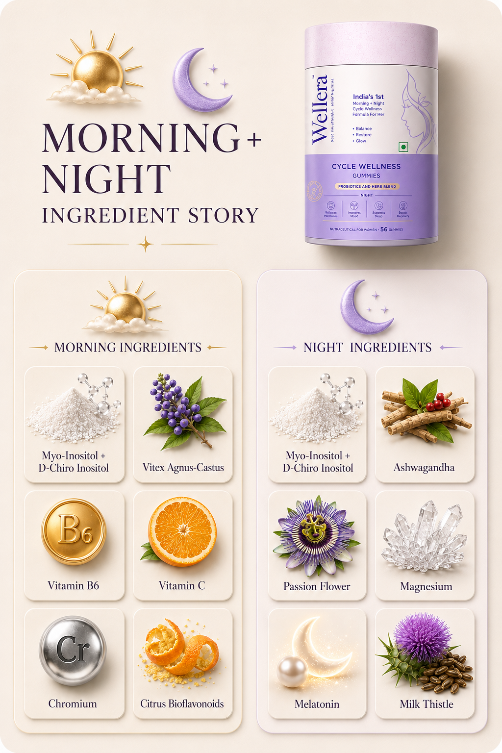 Wellera ingredient philosophy