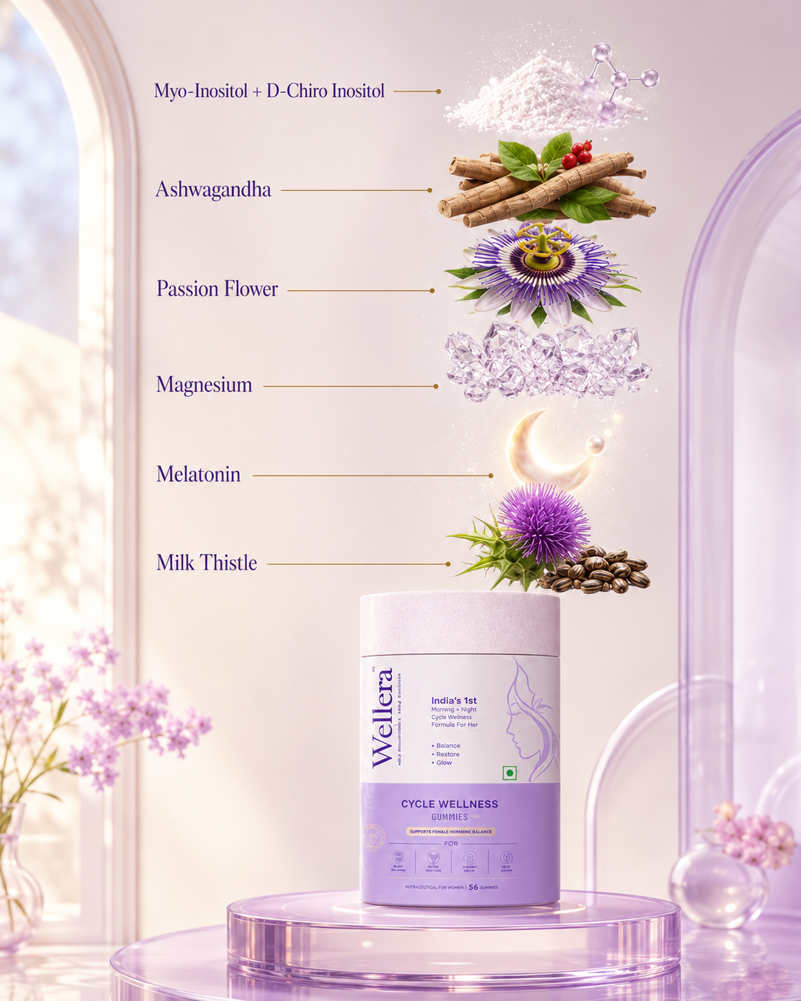 Wellera AM and PM daily wellness ritual