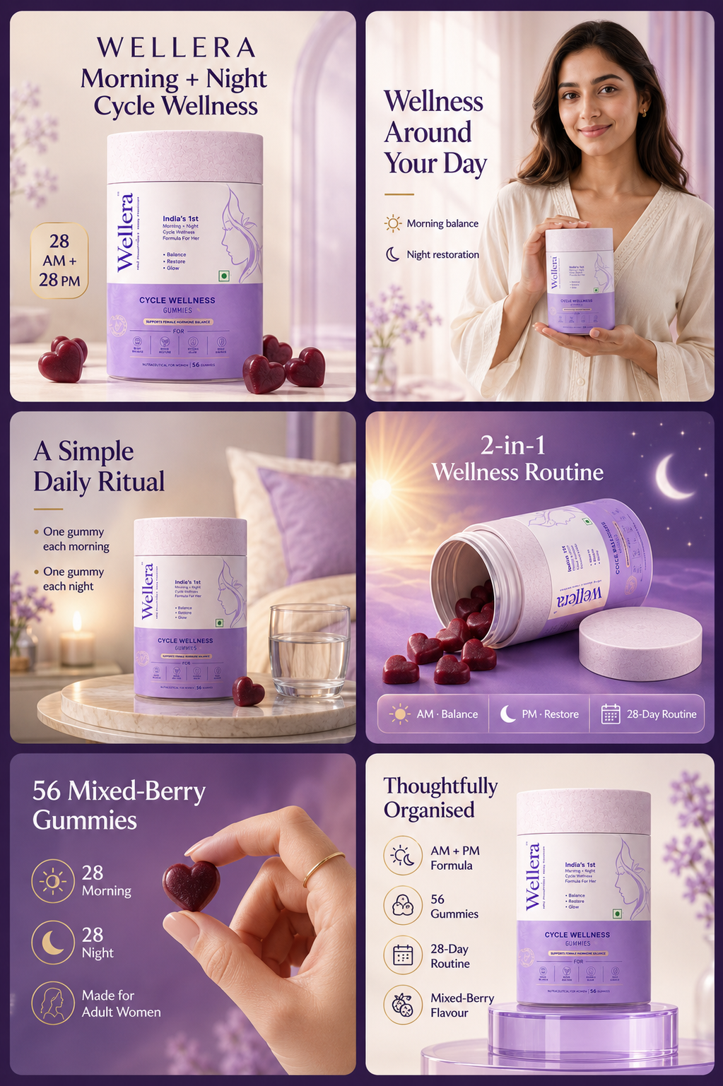 Wellera Morning and Night usage guide